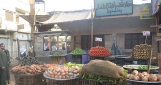 اضبط مخالفة.. طماطم وبطاطس وبصل أمام قصر ثقافة الطفل بمنفلوط بأسيوط