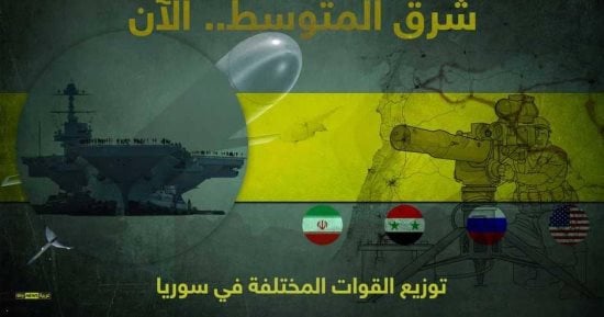 إنفوجراف.. تعرف على مواقع انتشار القوات الأجنبية فى سوريا
