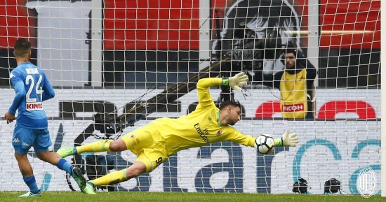 نابولى يتعادل سلبيًا مع ميلان ويقرب يوفنتوس من حصد الدوري الإيطالي