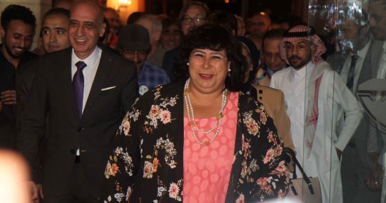 وزيرة الثقافة تفتتح الملتقى الدولى الخامس للكاريكاتير
