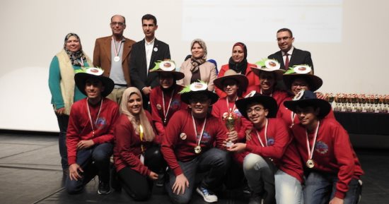 صور.. مختبر الروبوتات بالجامعة الألمانية يستقبل ممثلى مصر فى المسابقة العالمية