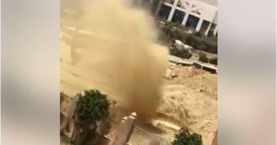 تداول فيديو لكسر فى خط غاز بجوار مدرسة بمدينة 6 أكتوبر