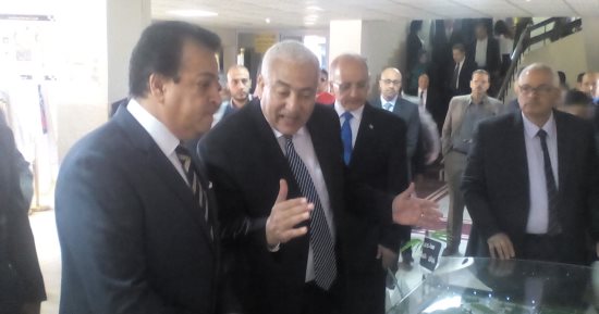 وزير التعليم العالى يصل المنوفية لحضور احتفالية جامعة السادات بعيدها الخامس