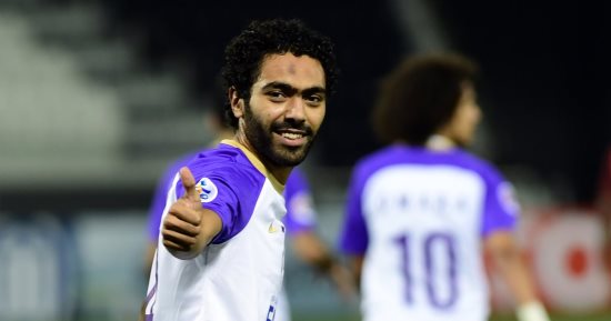 حسين الشحات أساسيا مع العين أمام وفاق سطيف بالبطولة العربية