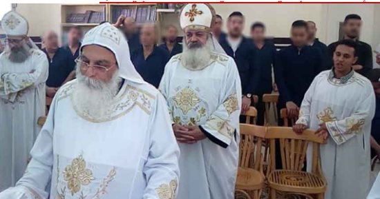 صور.. قداس وصلوات للنزلاء الأقباط داخل سجن المرج
