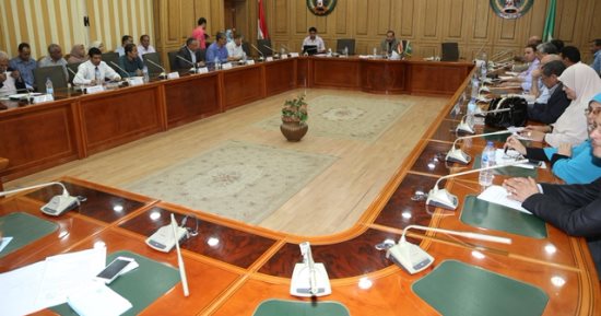 سكرتير مساعد المنوفية يعقد اجتماعا تنسيقيا لحصر أملاك الدولة المتعدي عليها