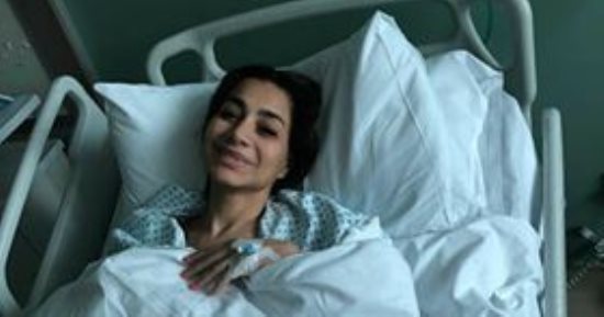 بسمة وهبة بعد خضوعها لعملية جراحية: "العين صابتنى ورب العرش نجانى"
