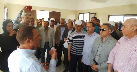 لجنة الإدارة المحلية بالبرلمان تستهل زيارتها لأسوان بتفقد محطة مياه جبل شيشة