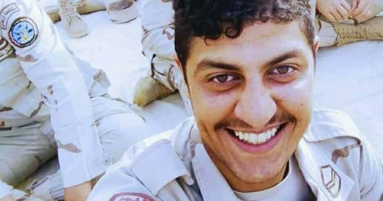 الالاف من أهالى السنبلاوين يشيعون جثمان شهيد الواجب 