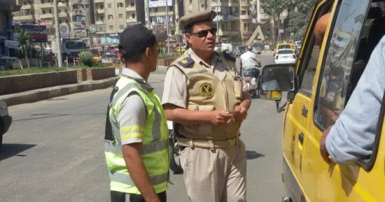 تحرير 98 مخالفة مرورية فى حملة مكبرة بالمحلة