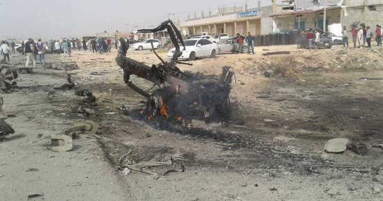 مقتل شخص وإصابة 3 آخرين فى محاولة تفجير موكب الفريق الناظورى ببنغازى