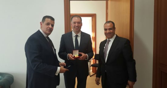 النائب طارق رضوان يلتقى وزير الشئون الخارجية الألمانى لبحث سبل التعاون "صور"