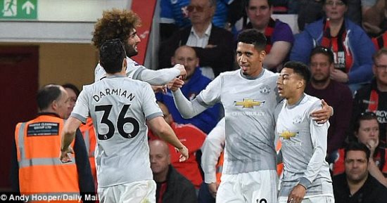 فيديو.. مانشستر يونايتد يتقدم على بورنموث فى الشوط الأول بهدف سمولينج