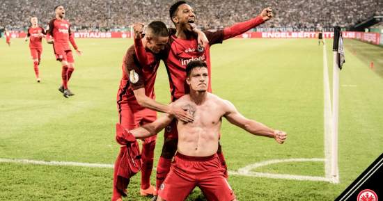 إينتراخت فرانكفورت يتأهل لنهائى كأس ألمانيا ويواجه بايرن ميونخ
