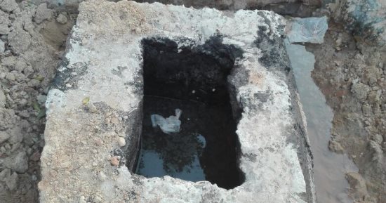 شكوى من طفح المجارى بالإسكان العائلى فى مدينة الشروق