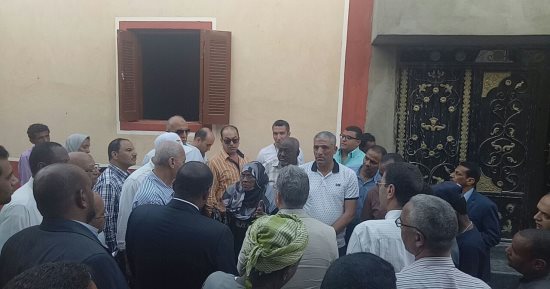 صور.. وفد البرلمان ومحافظ أسوان يتفقدون إحلالات منازل النوبة