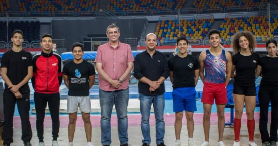 رئيس الجمباز يتابع استعدادات منتخب مصر المشارك فى البطولة الأفريقية
