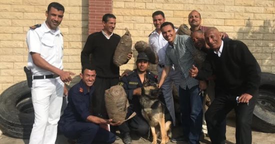 مباحث نفق الشهيد أحمد حمدى تضبط 96كيلو بانجو و3كيلو حشيش فى سيارة
