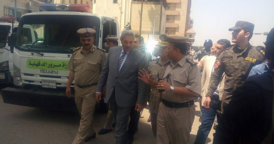 صور.. مدير أمن الدقهلية يترأس حملة مرافق بالمنصورة