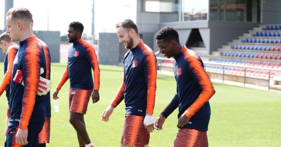 برشلونة يستعيد راكتيتيش قبل مباراة إشبيلية فى نهائى الكأس