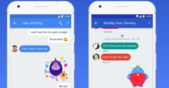 لمستخدمى أندرويد.. Chat خدمة جديدة للرسائل من جوجل تشبه أبل iMessage