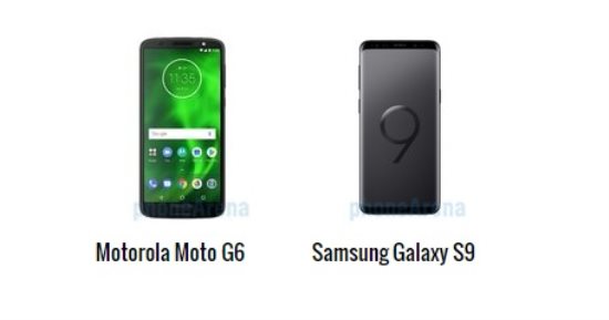 إيه الفرق.. أبرز الاختلافات بين هاتفى موتورولا Moto G6 و جلاكسى S9