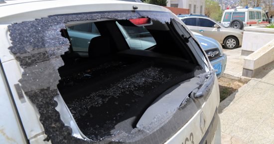 ننشر صور موقع إطلاق النار على عضو بالصليب الأحمر فى اليمن