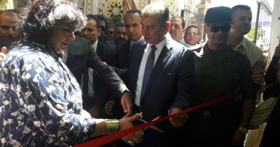 وزيرة الثقافة ومحافظ كفر الشيخ يفتتحان معرض الكتاب الخامس بدسوق