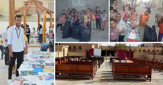 صور.. "الصخرة" يطهر جبل الطير.. متطوعون من الشباب والأطفال يحولون مقالب القمامة بالمنيا لملاعب ومسارح.. معرض مجانى للكتب بالجهود الذاتية.. معسكرات وندوات تثقيفية للأهالى.. وقوافل للتبرع بالدم لصالح مرضى السرطان
