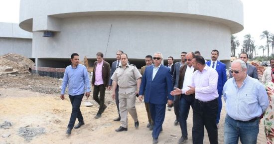 محافظ الشرقية يتفقد محطة الشرب بأبوكبير ..ويؤكد: الإفتتاح 30 يونيو المقبل