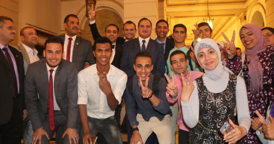 صور.. 3 جوائز لجامعة سوهاج فى ختام حفل  إبداع للعام السادس على التوالى