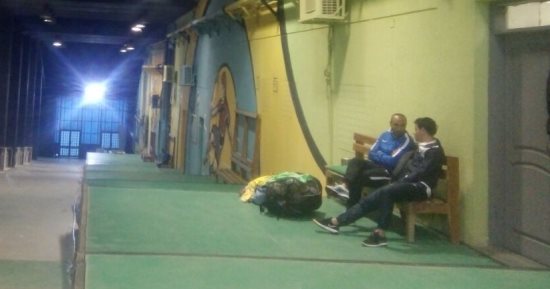 صور.. جلسة منفردة بين مدرب الزمالك وأحمد توفيق قبل مواجهة الأسيوطى
