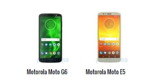 إيه الفرق.. أبرز الاختلافات بين هاتفى موتورولا Moto E5 و Moto G6
