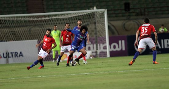 فيديو وصور.. سعد سمير يحرز الهدف الأول للأهلى فى مرمى بتروجت 