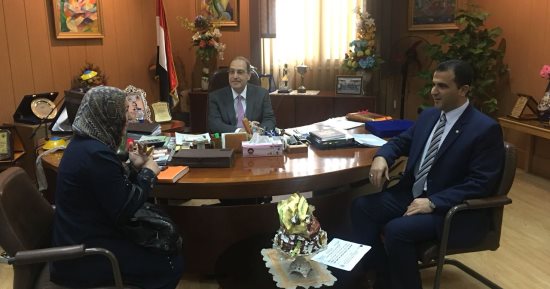 جامعة المنصورة تبحث التعاون مع جامعة سطيف بالجزائز