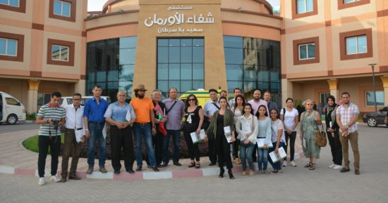 صور.. 23 فنان أجنبى وعربى يدعمون مرضى السرطان بمستشفى أورام الأقصر