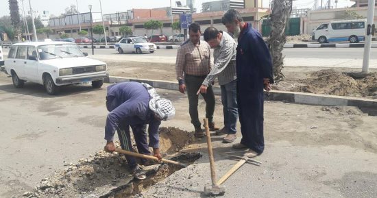 صور .. حملات مكثفة لرفع الإشغالات وأعمال النظافة ببورسعيد