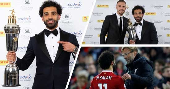 العالم يهنئ محمد صلاح بعد تتويجه بالأفضل فى الدوري الإنجليزي.. قائد ليفربول يصف الفرعون بـ "المدهش".. كلوب: "هات الجائزة وتعالى عندنا ماتش".. فيفا: فخر مصر والعرب.. CNN: صلاح يتربع على عرش إنجلترا