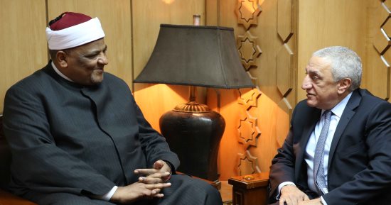وكيل الأزهر يلتقى رئيس اتحاد المؤسسات الإسلامية بالبرازيل