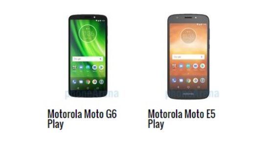 إيه الفرق.. أبرز الاختلافات بين هاتفى Moto E5 Play و Moto G6 Play
