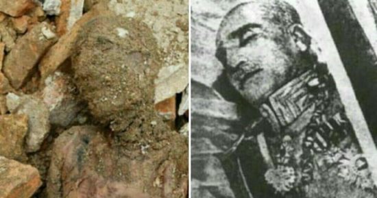 صور.. "آيات الله" يخفى الحقيقة عن الناس.. العثور على جثة محنطة فى إيران يشتبه أنها للشاه الذى دفن بمصر رضا خان.. وكالات الأنباء الرسمية تنكر رفات مؤسس الأسرة البهلوية خشية تنامى الاستياء الشعبى من نظام الخمينى