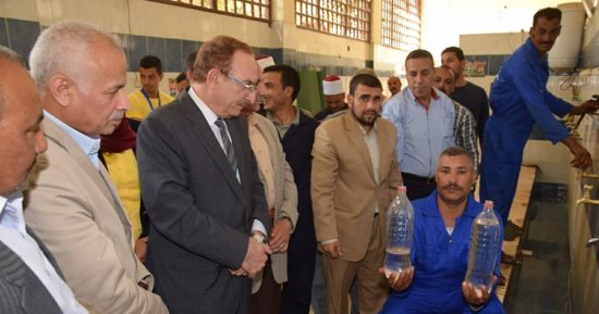 صور.. محافظ بنى سويف يطلق مبادرة ترشيد استهلاك المياه بالمؤسسات والمساجد