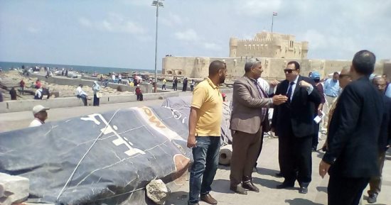 صور.. سكرتير عام الإسكندرية يشدد على الانتهاء من تجهيز الكورنيش