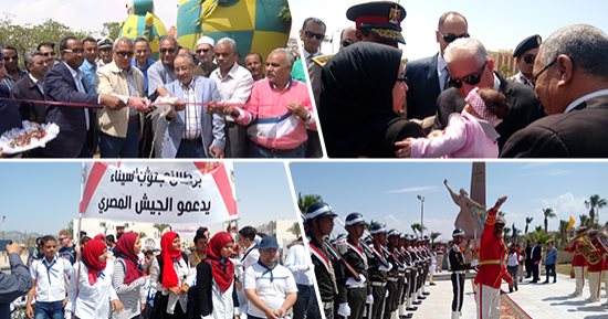 صور.. المحافظات تحتفل بذكرى تحرير سيناء الـ36.. خالد فودة يزور نصب الجندى المجهول بالطور.. محافظ السويس يفتتح مشتل السلام.. جامعة السادات تقيم معرضا وندوة عن التنمية.. وعبدالفتاح حرحور يهنئ أبناء شمال سيناء