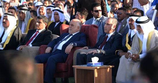صور.. حيدر العبادى فى جولة بالمدن العراقية ضمن إطار حملته الانتخابية