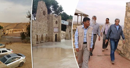 صور.. البيئة تعلن حالة الطوارئ بسبب الطقس السىء.. إغلاق وتعليق الأنشطة بـ30 محمية.. و غرفة العمليات: تراكم الأمطار بوادى دجلة وسقوط 45 مترا من سور الغابات المتحجرة.. وجارى مواجهة آثار السيول أولا بأول