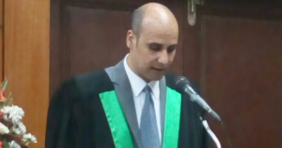 نادى قضايا الدولة يهنئ المستشار أمين إبراهيم بدرجة الدكتوراه فى القانون