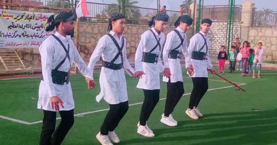 بالدبكة السيناوية..شباب 6 أكتوبر يحتفل بذكرى تحرير سيناء.. صور