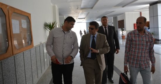 رئيس جامعة دمياط يتفقد تشطيبات المرحلة الثانية والثالثة بالجامعة الجديدة