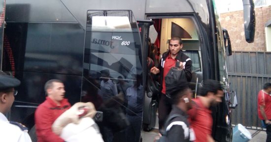 فيديو.. الأهلى يصل استاد القاهرة لمواجهة الزمالك والشيخ يدعم الأحمر